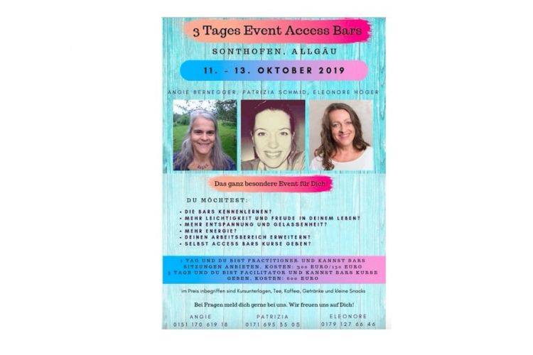 Access Bars - 3-Tages-Event